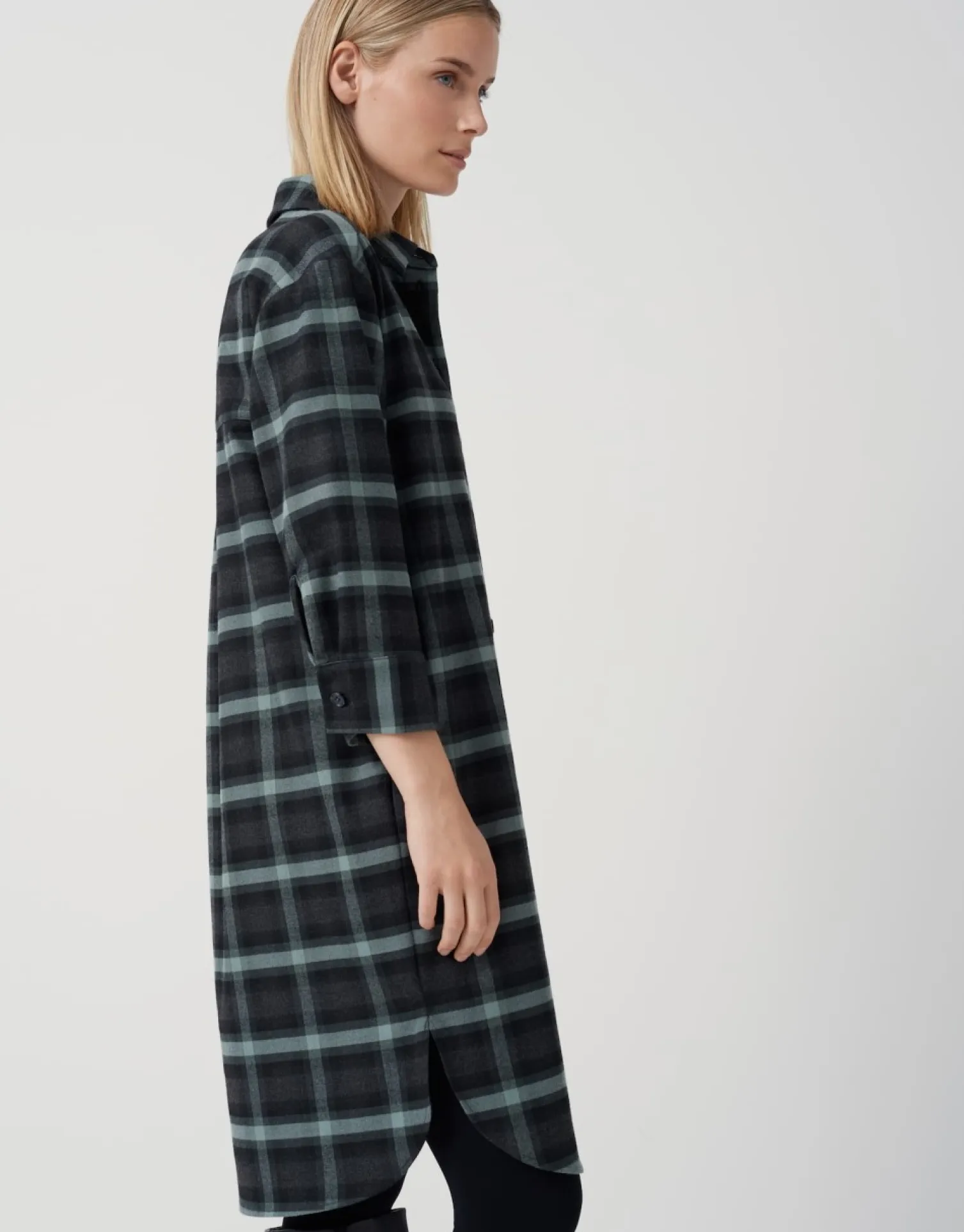 someday Fashion Jurken Rokken>Overhemdjurk Quarolin Soft Green