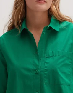 someday Fashion Jurken Rokken>Overhemdjurk Wempa Tulip Green