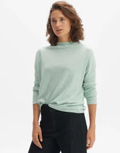someday Fashion Shirts>Oversized Shirt Shamina Soft Pale Mint