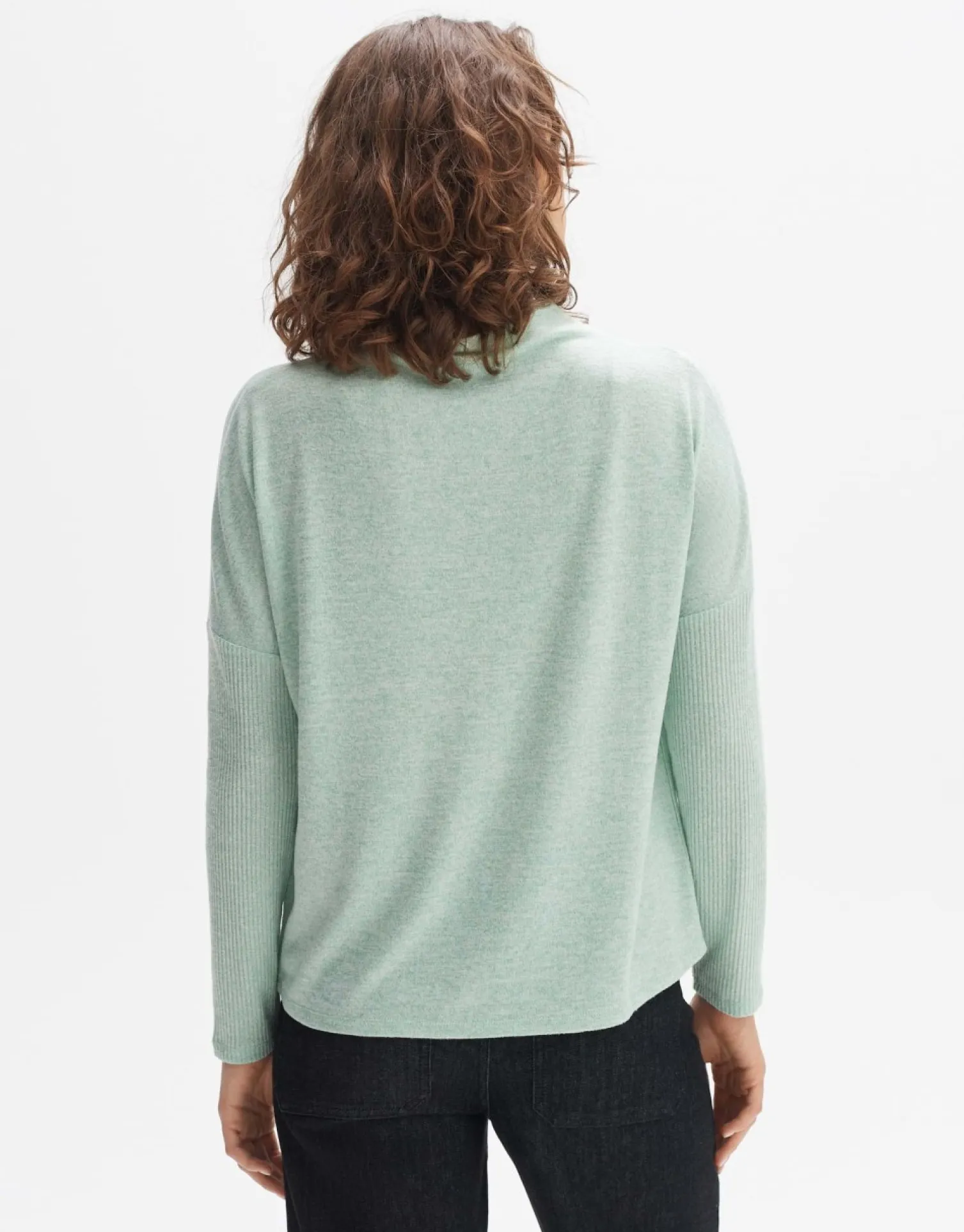 someday Fashion Shirts>Oversized Shirt Shamina Soft Pale Mint