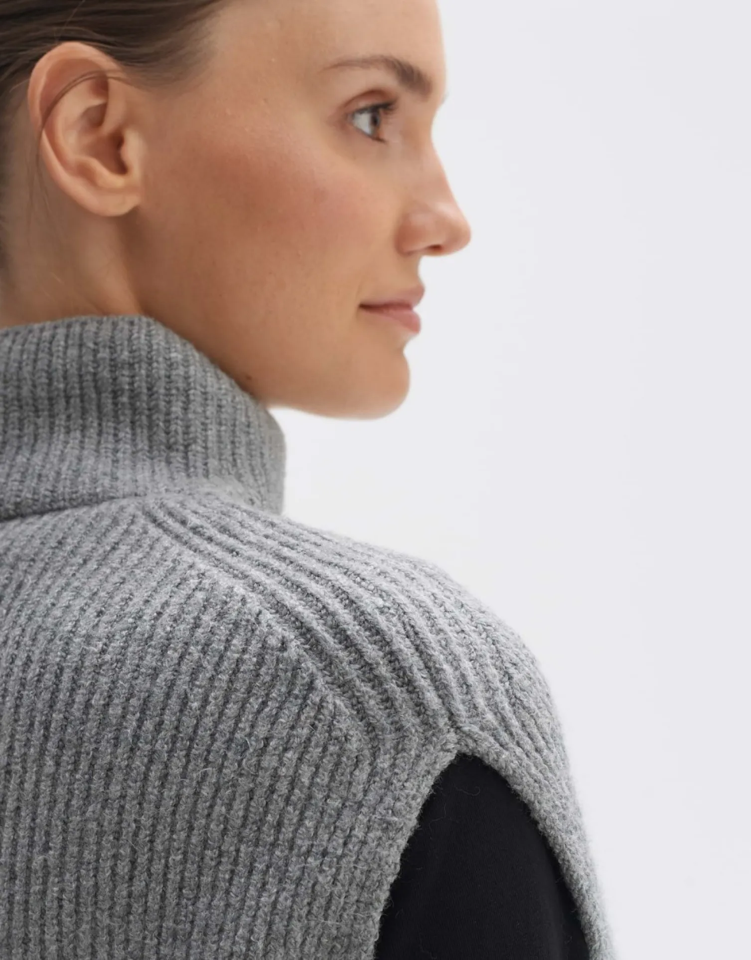someday Fashion Gebreide Items>Pullunder Palisa Easy Grey