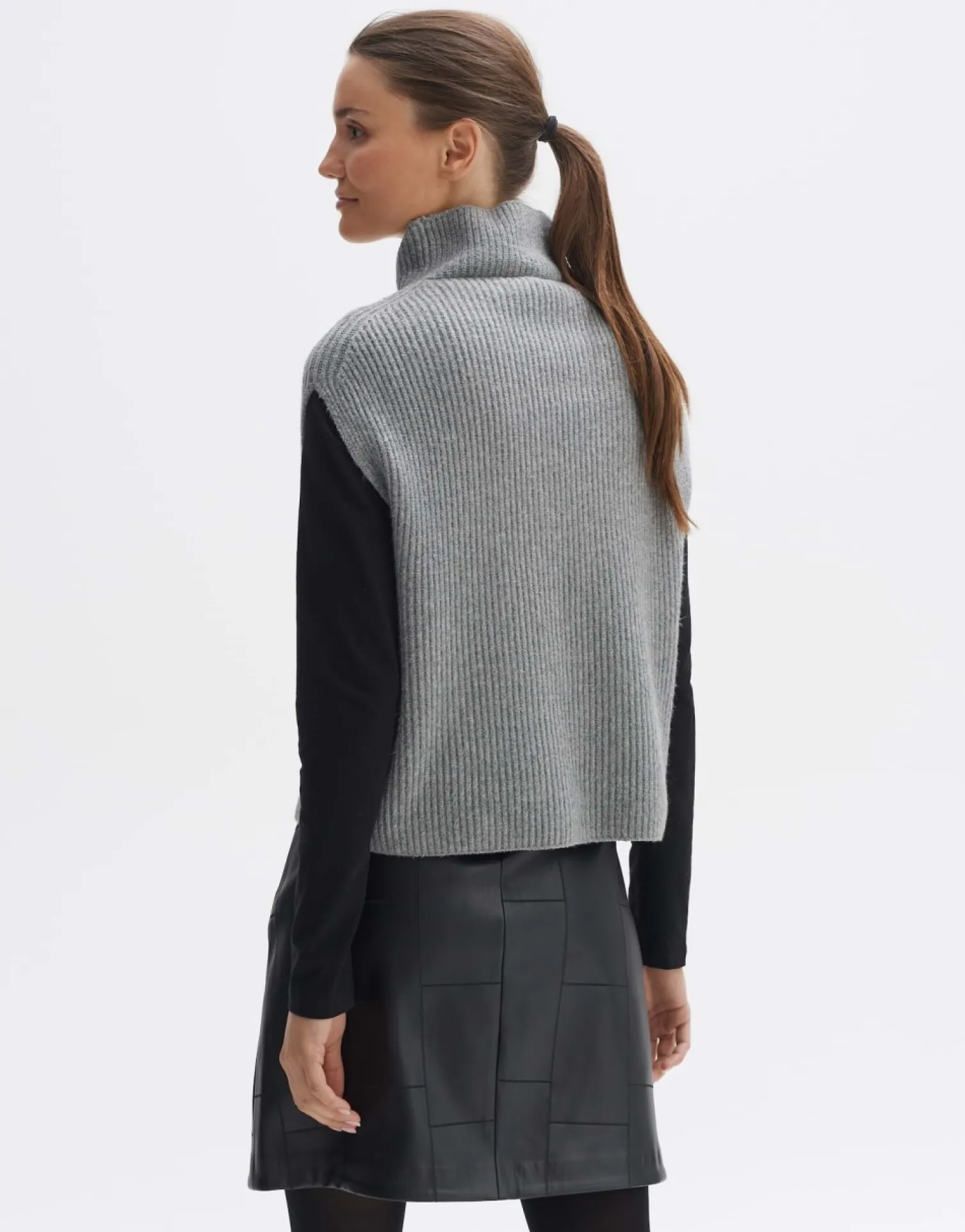someday Fashion Gebreide Items>Pullunder Palisa Easy Grey