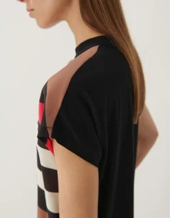 someday Fashion Shirts>Shirt Met Print Kreata Print Black