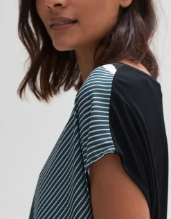 someday Fashion Shirts>Shirt Met Print Sadoli Print Black