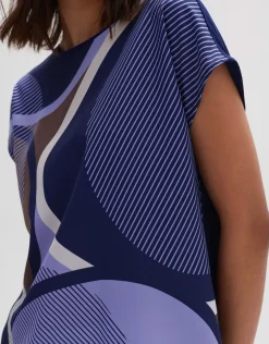 someday Fashion Shirts>Shirt Met Print Sadoli Print Blue Hour
