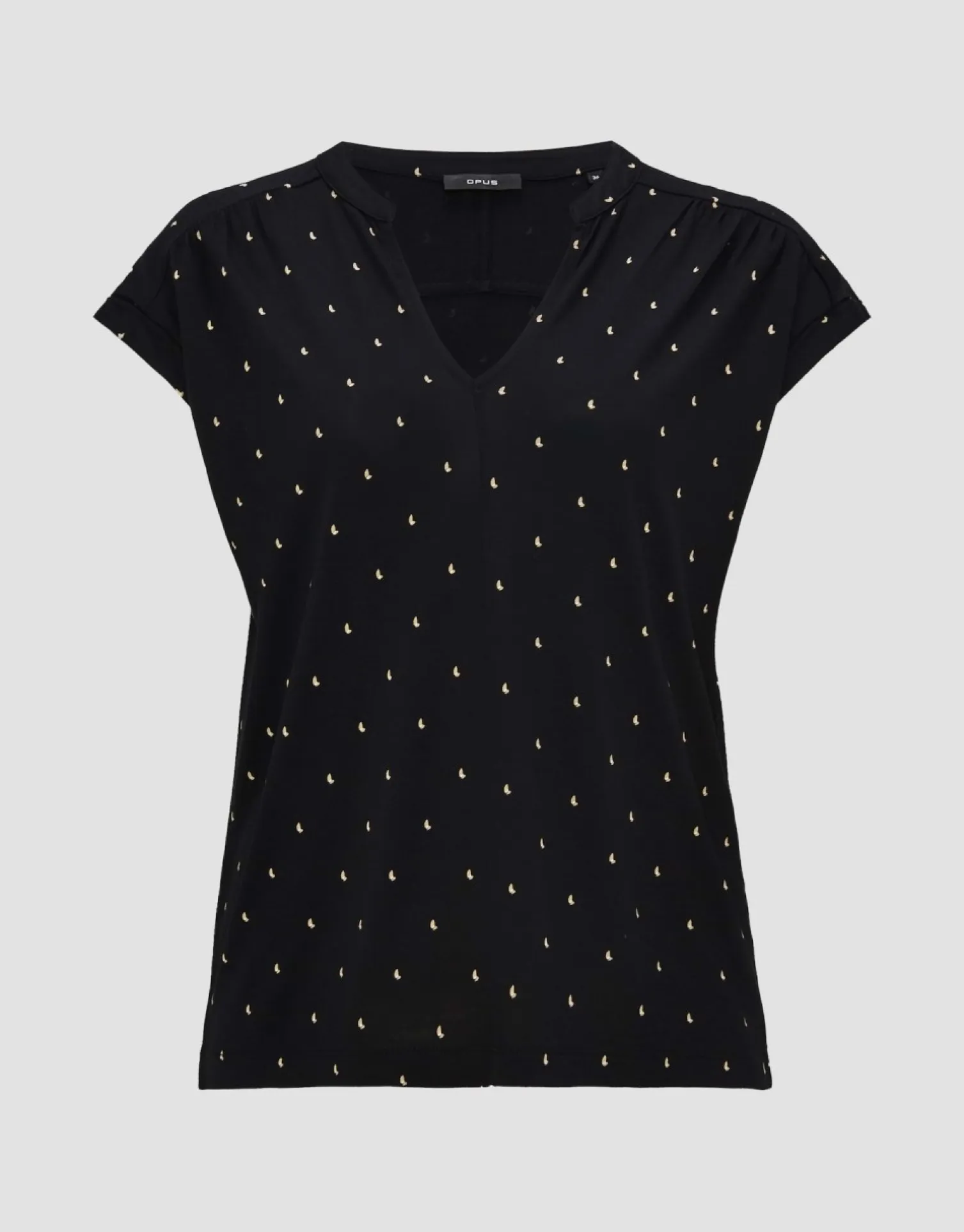 someday Fashion Shirts>Shirt Met Print Sandi Dotsy Black