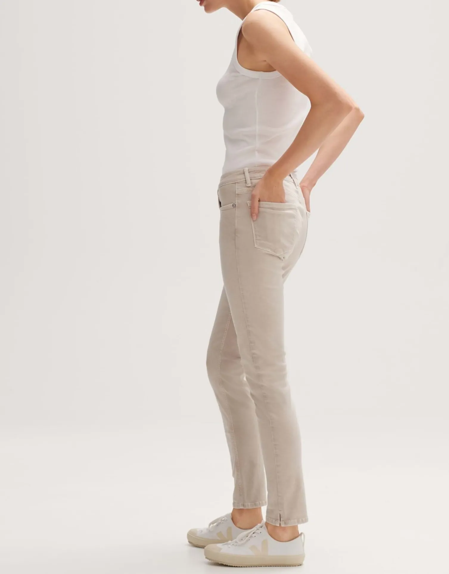 someday Fashion Jeans>Skinny Jeans Elma Detail Natural Glaze