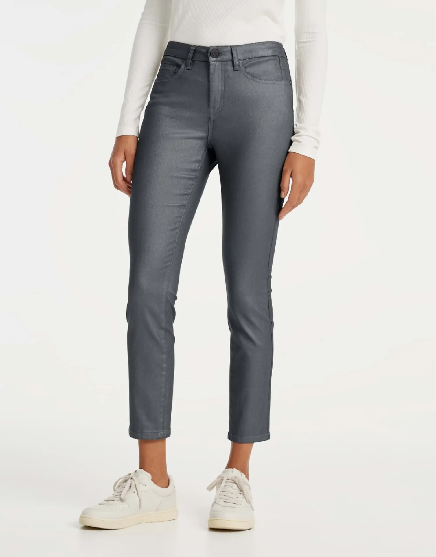 someday Fashion Jeans>Slim Jeans Emily Glam Easy Grey