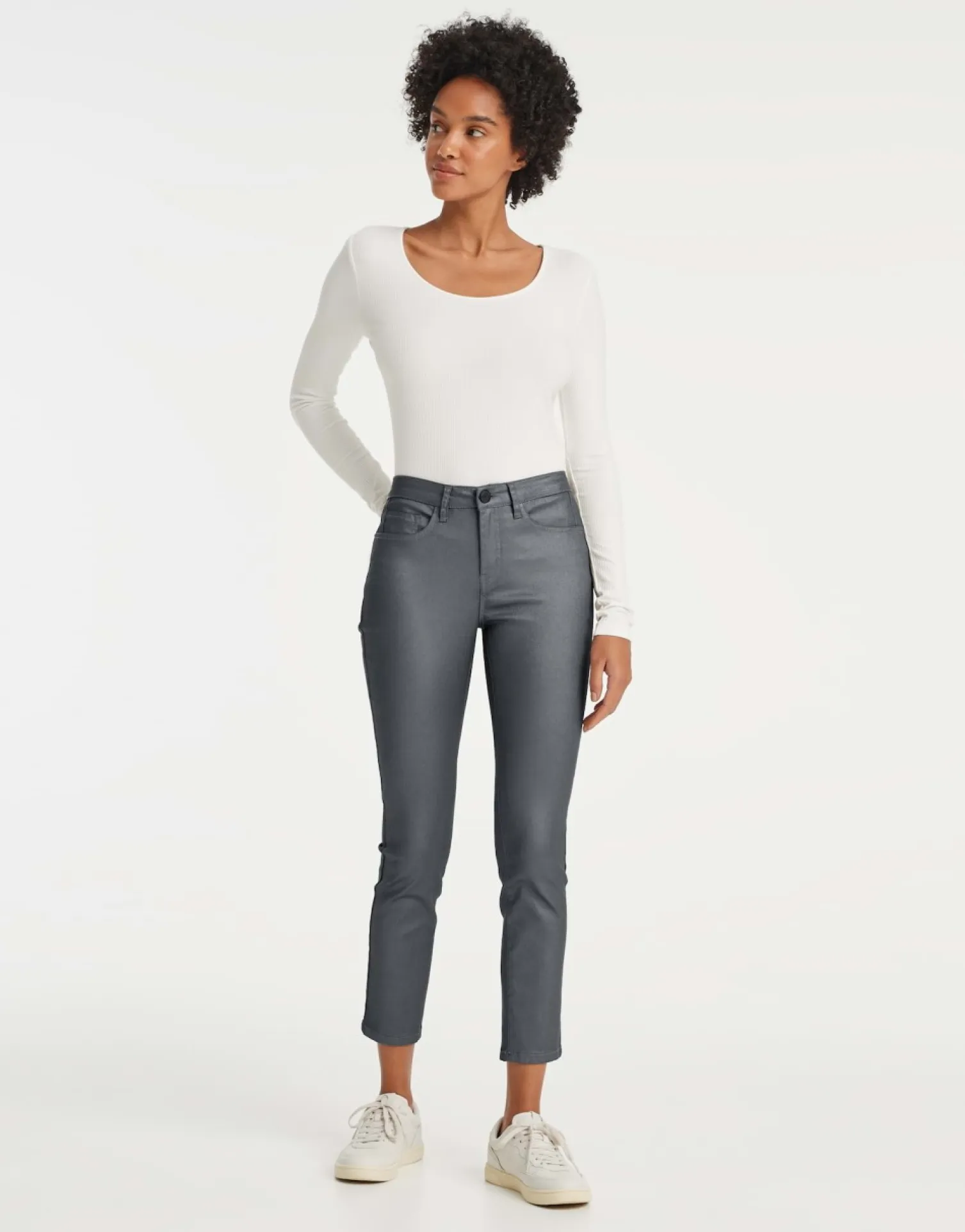 someday Fashion Jeans>Slim Jeans Emily Glam Easy Grey