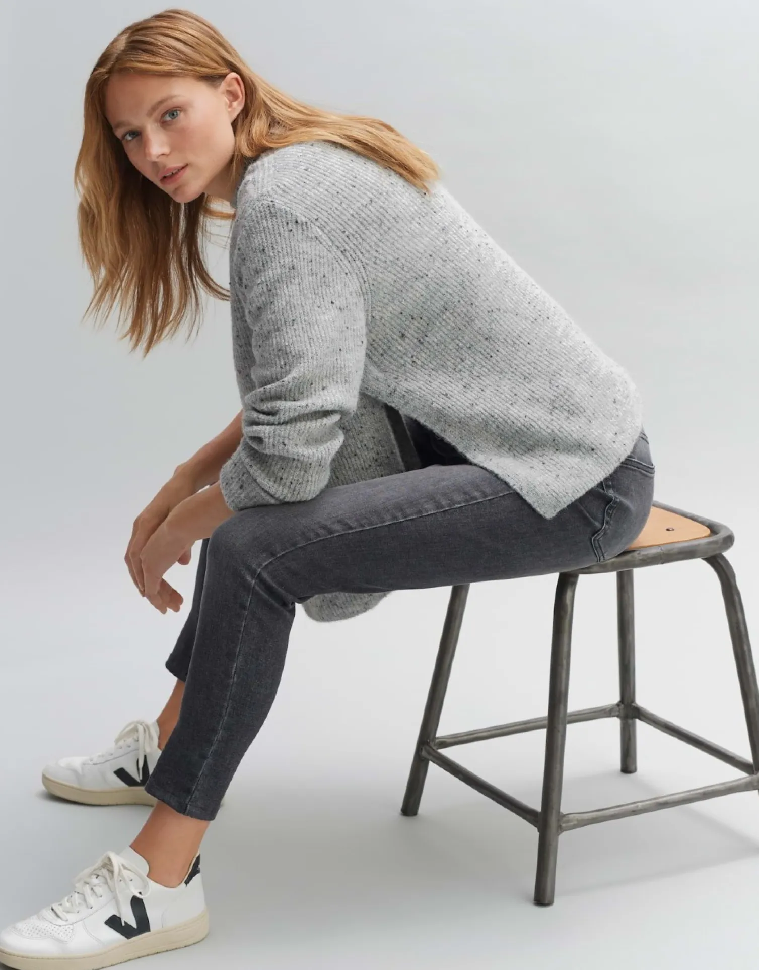 someday Fashion Jeans>Slim Jeans Evita Grunge Grunge Grey