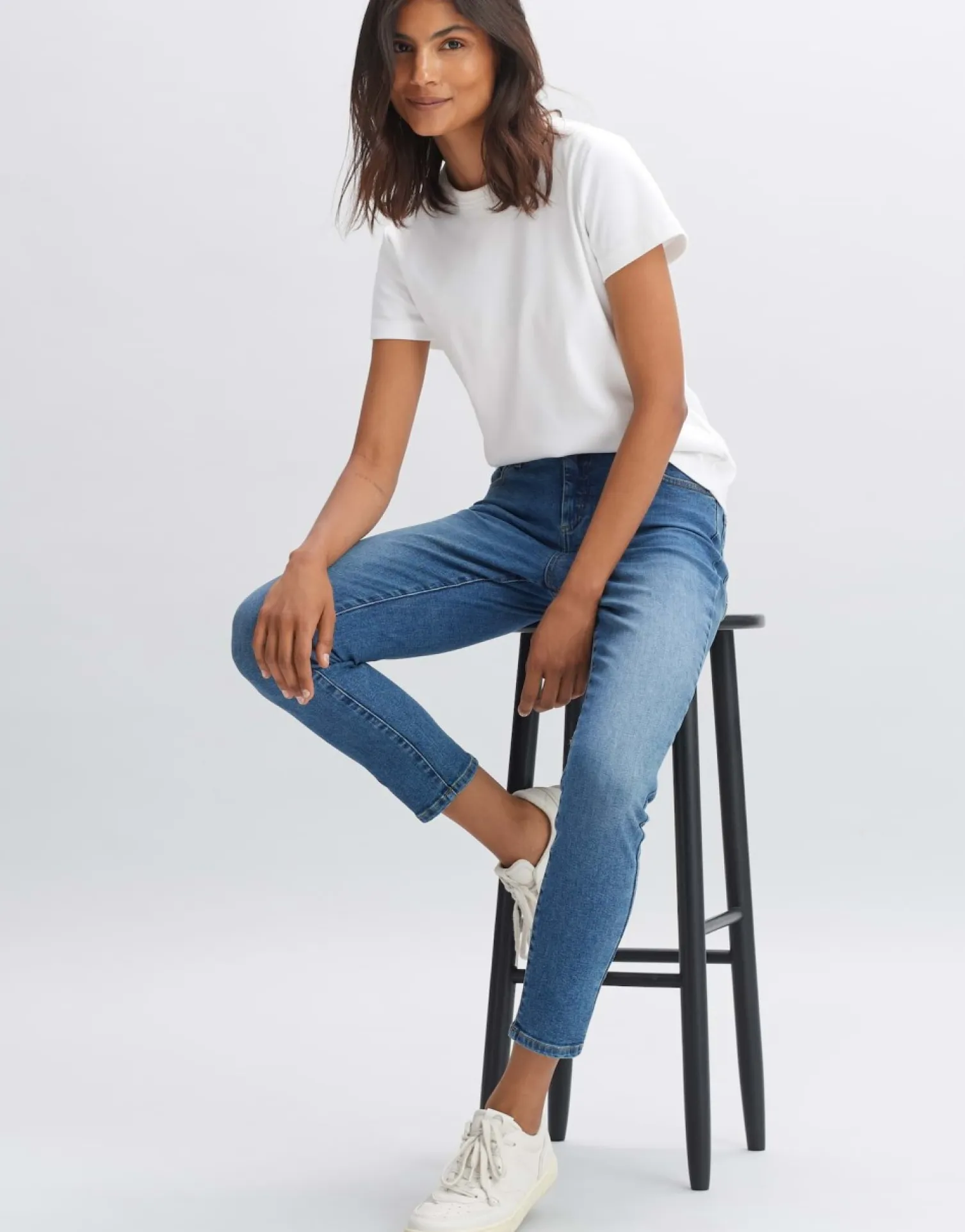 someday Fashion Jeans>Slim Jeans Evita Vintage Blue Vintage
