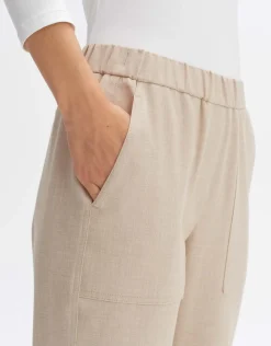 someday Fashion Broeken>Slip-On Broek Myha Macadamia