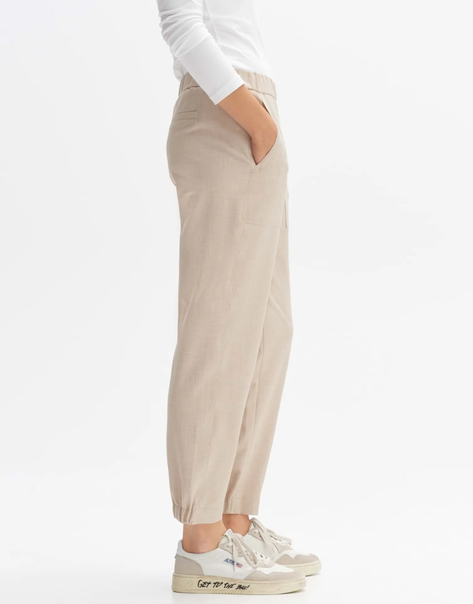 someday Fashion Broeken>Slip-On Broek Myha Macadamia