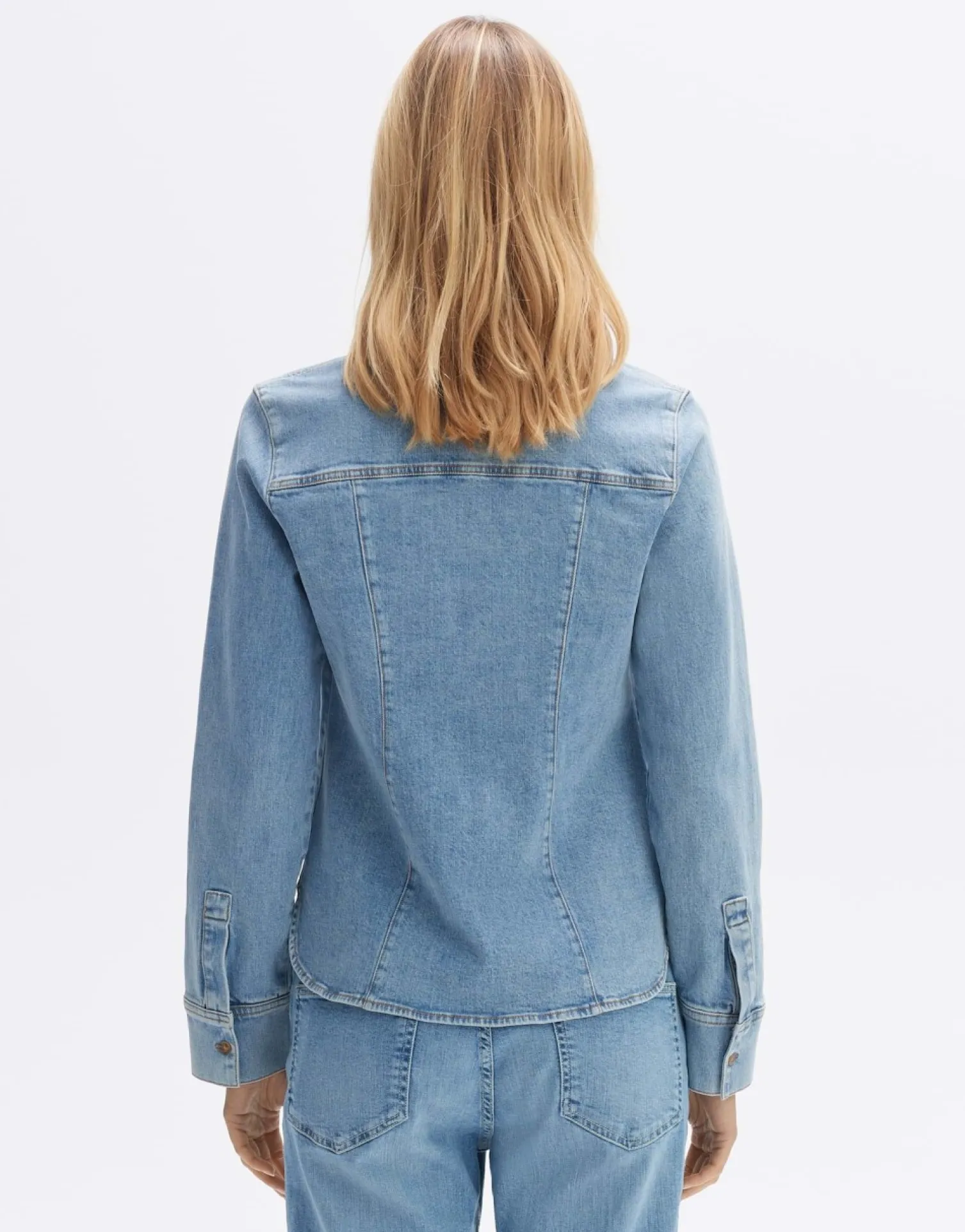 someday Fashion Blouses>Spijkerblouse Flippi Blue Frozen