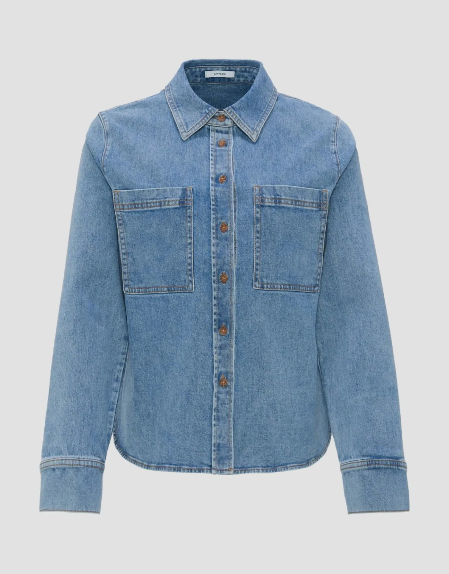 someday Fashion Blouses>Spijkerblouse Flippi Blue Frozen