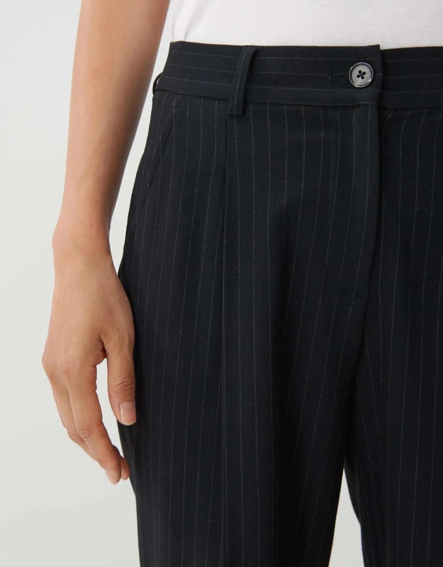 someday Fashion Broeken>Stoffen Broek Cisilia Stripe Ocean