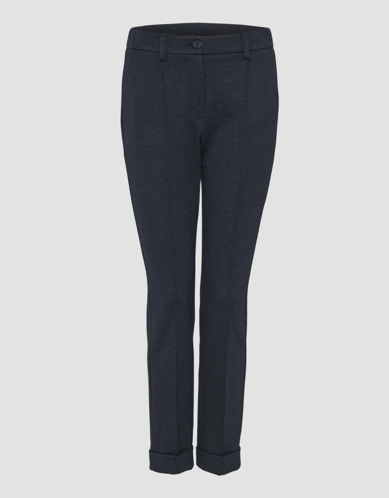 someday Fashion Broeken>Stoffen Broek Melina Track Coal Blue