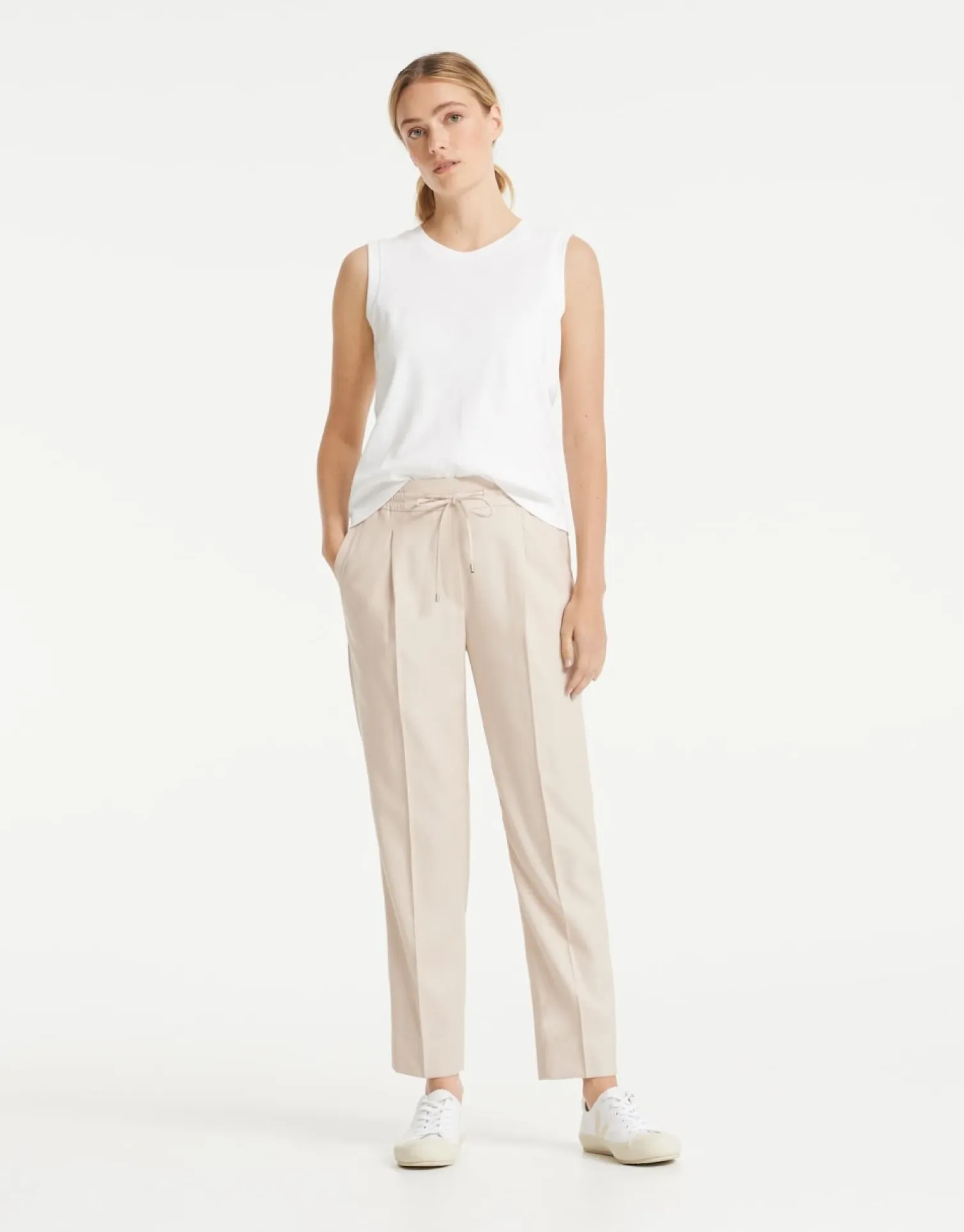 someday Fashion Broeken>Stoffen Broek Melosa Breeze Natural Glaze