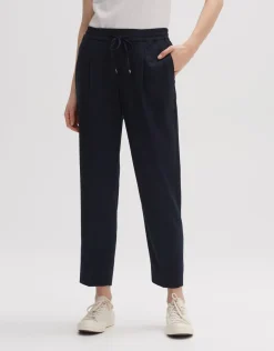 someday Fashion Broeken>Stoffen Broek Melosa Breeze Coal Blue