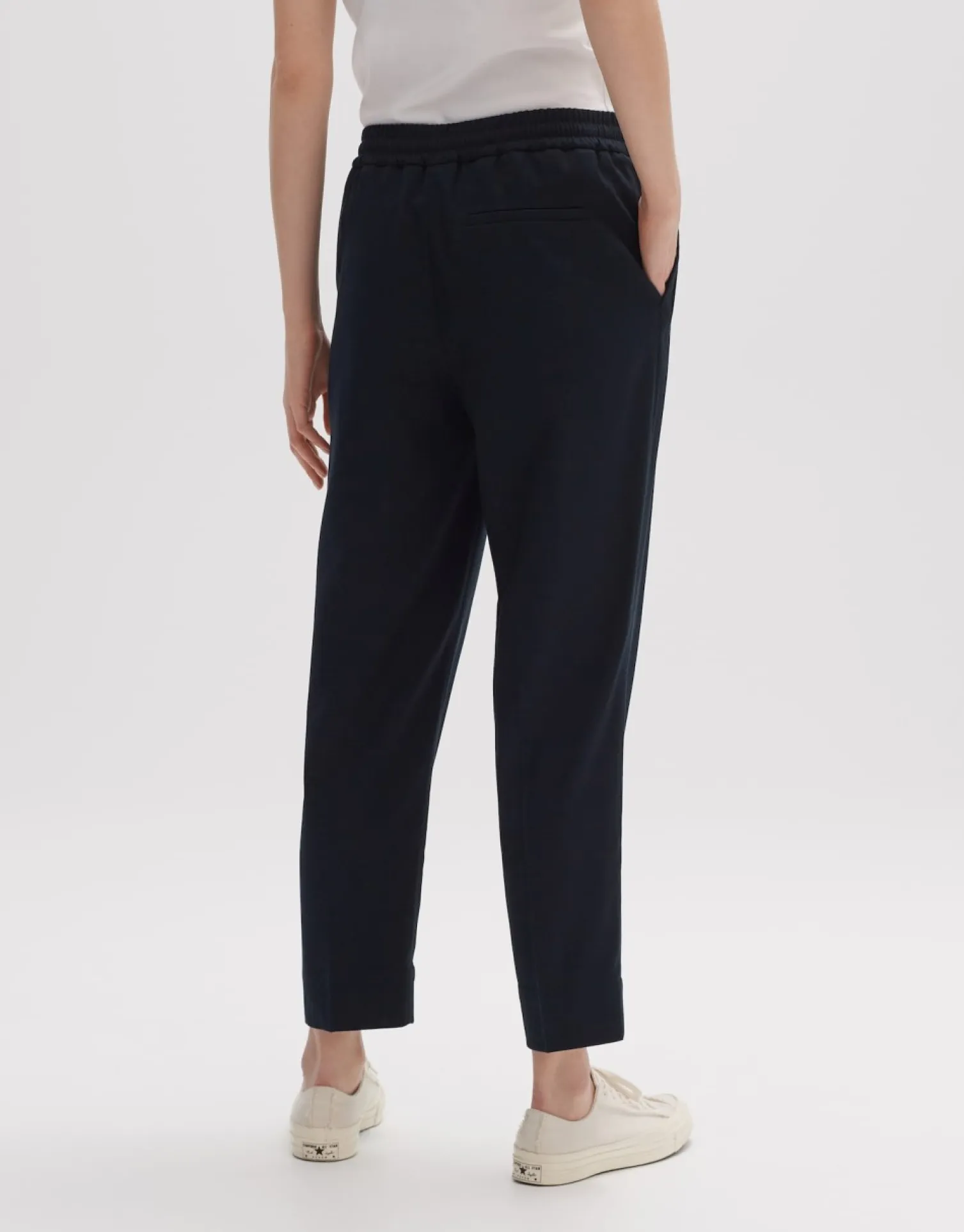 someday Fashion Broeken>Stoffen Broek Melosa Breeze Coal Blue