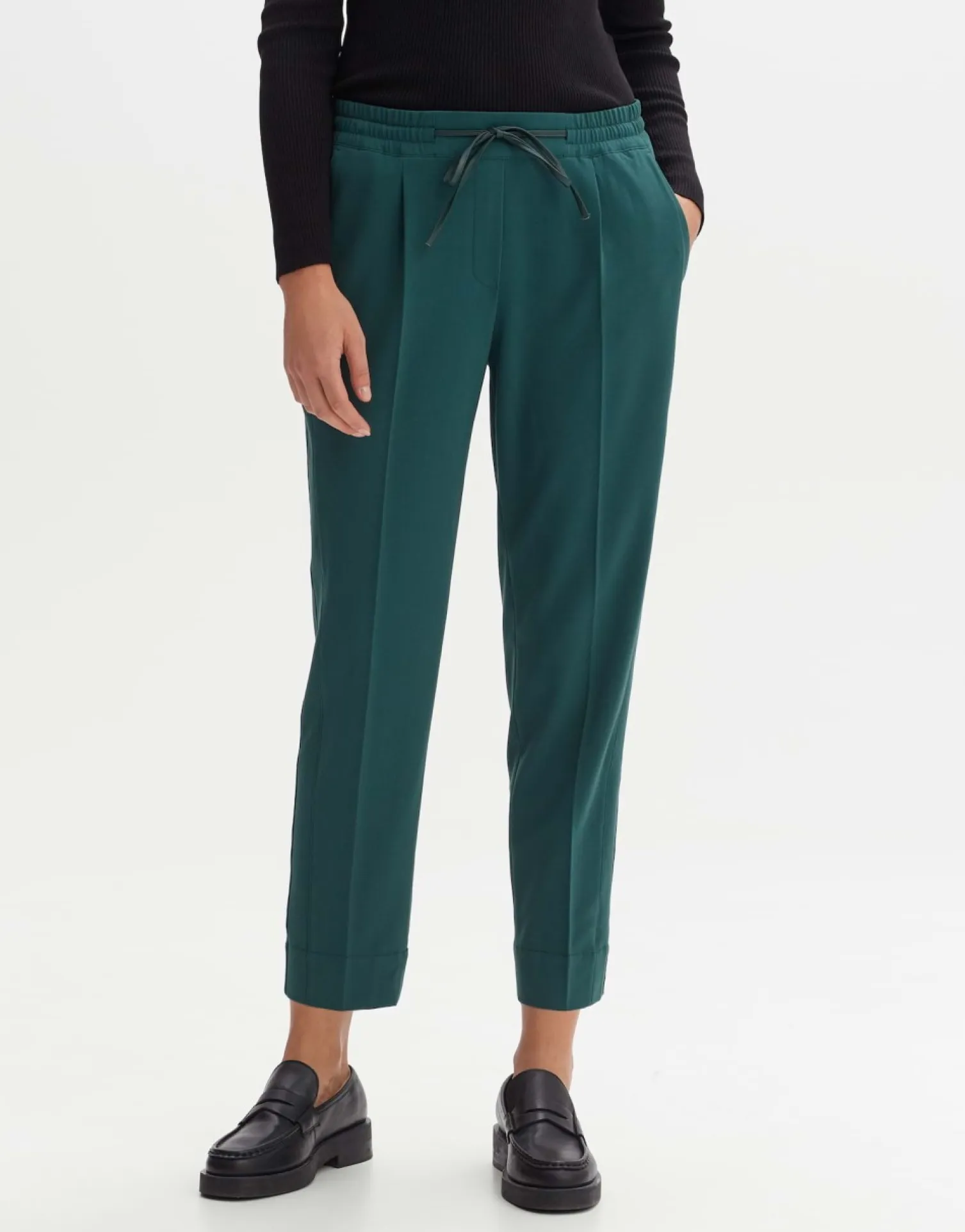 someday Fashion Broeken>Stoffen Broek Melosa Track Deep Teal