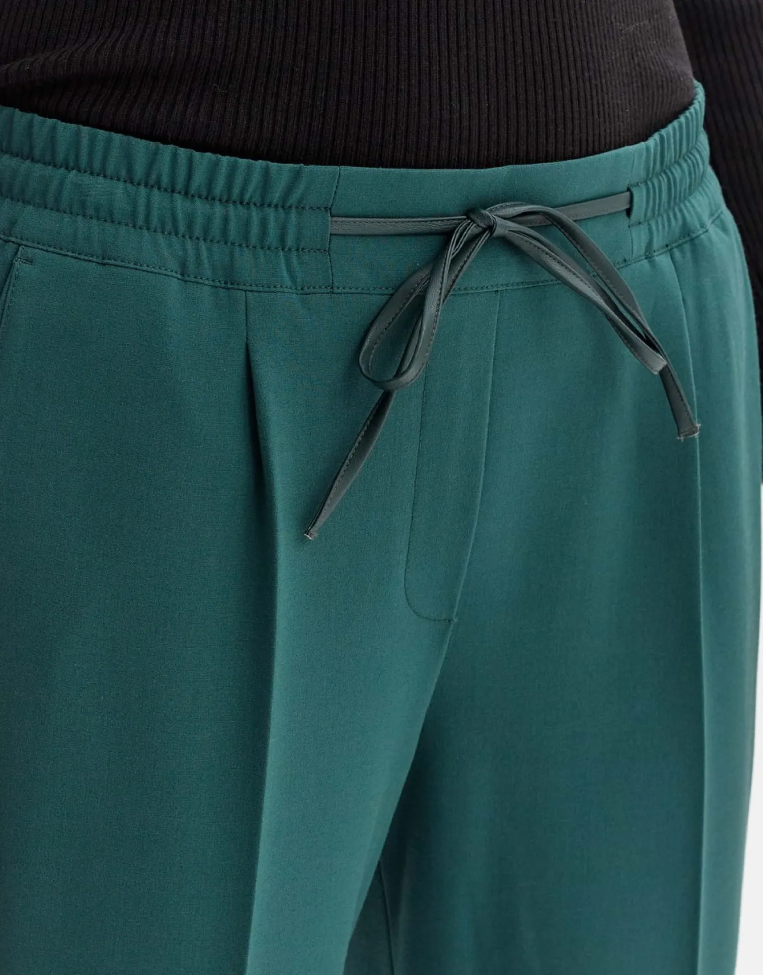 someday Fashion Broeken>Stoffen Broek Melosa Track Deep Teal