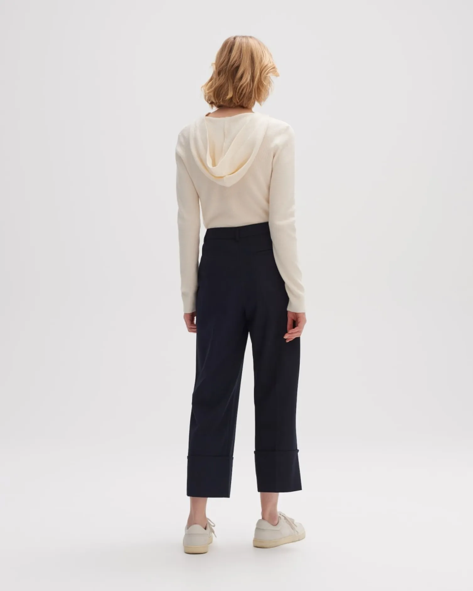 someday Fashion Broeken>Stoffen Broek Metiko Urban Coal Blue