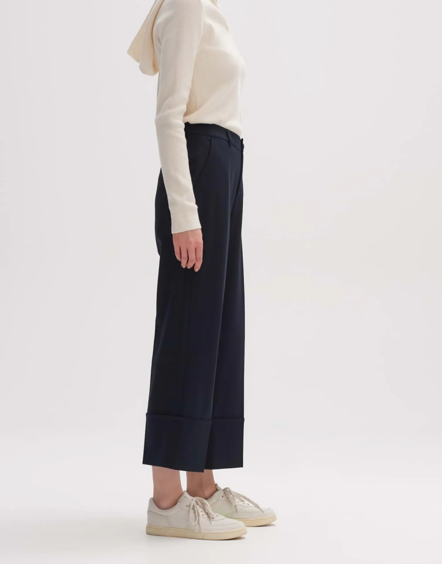 someday Fashion Broeken>Stoffen Broek Metiko Urban Coal Blue
