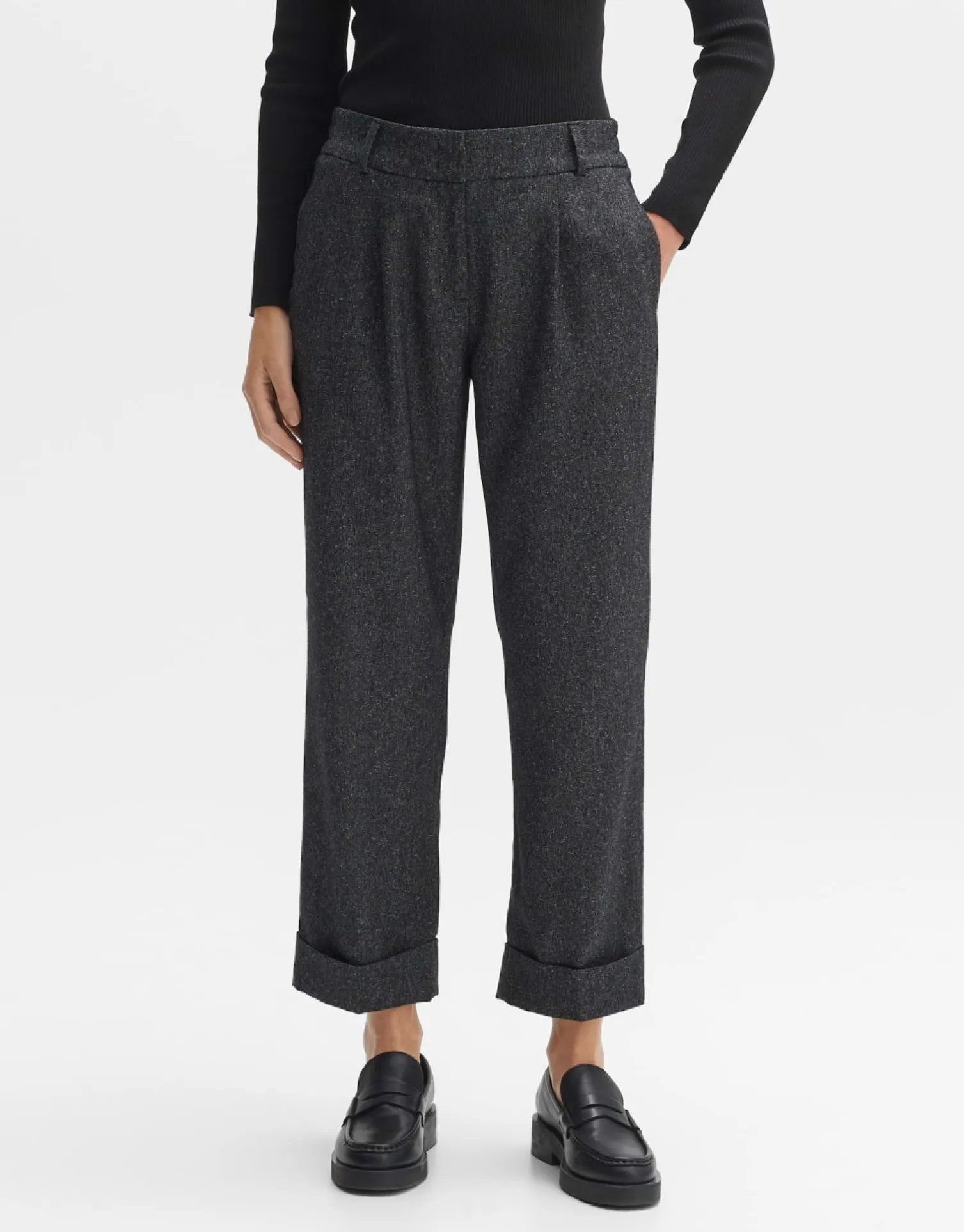 someday Fashion Broeken>Stoffen Broek Mitina Splendid Black