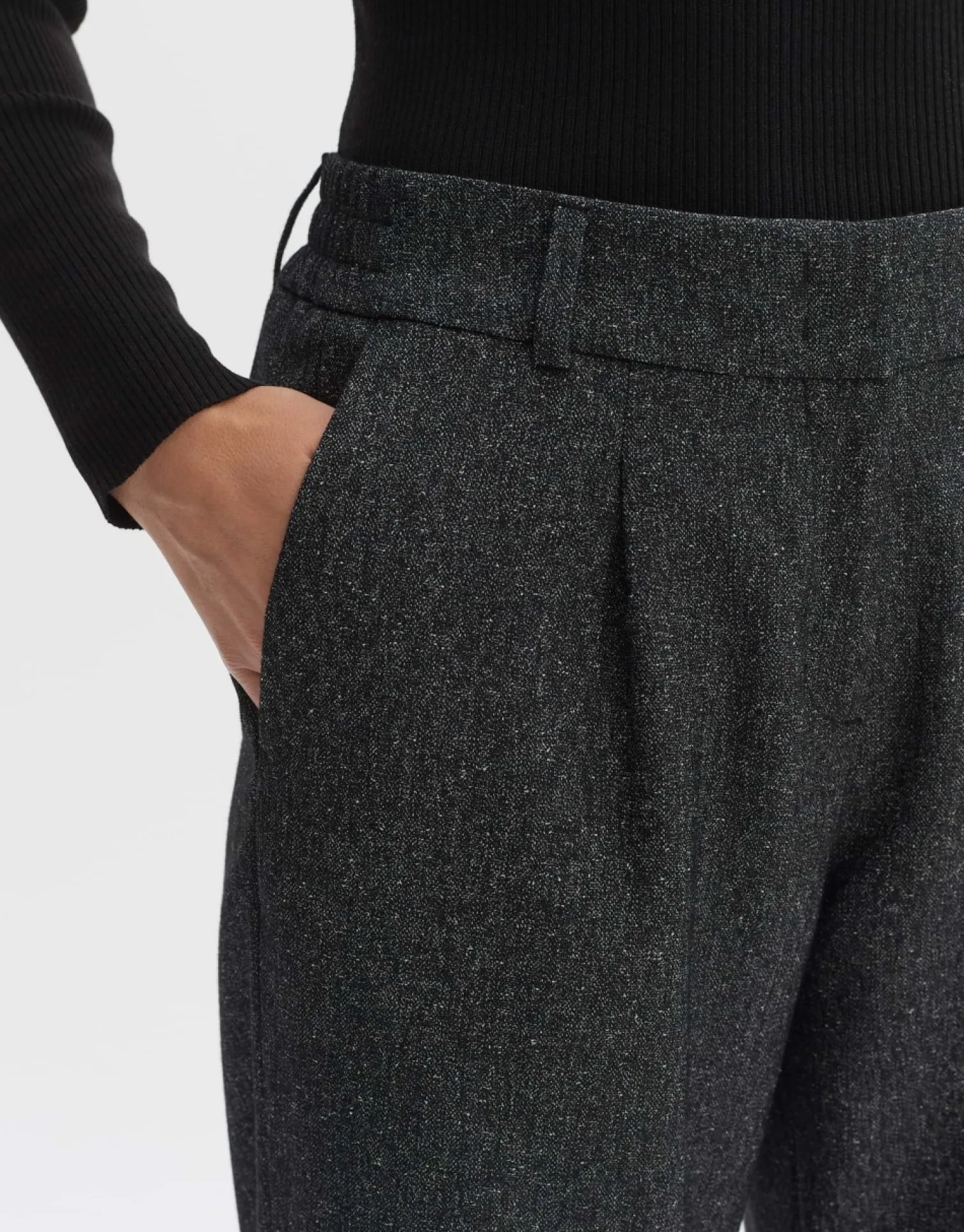 someday Fashion Broeken>Stoffen Broek Mitina Splendid Black