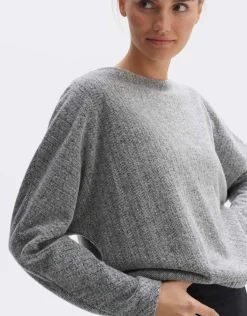 someday Fashion Sweat>Sweatshirt Gisandi Hazy Fog Melange