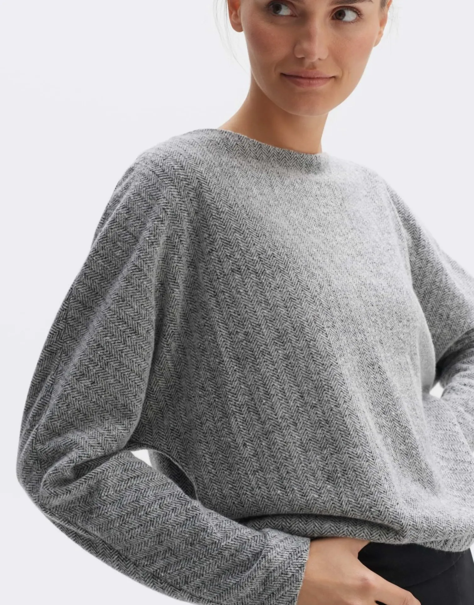 someday Fashion Sweat>Sweatshirt Gisandi Hazy Fog Melange