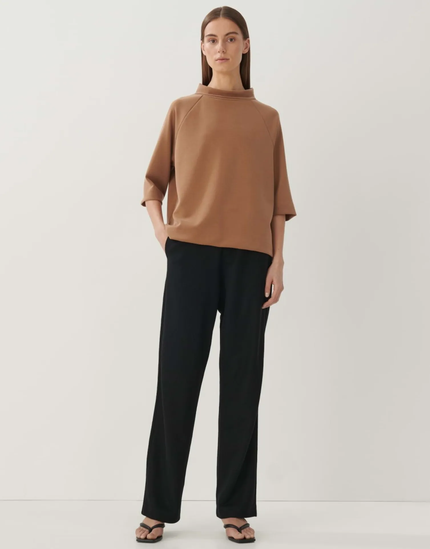 someday Fashion Sweat>Sweatshirt Unoa Brown Hazel