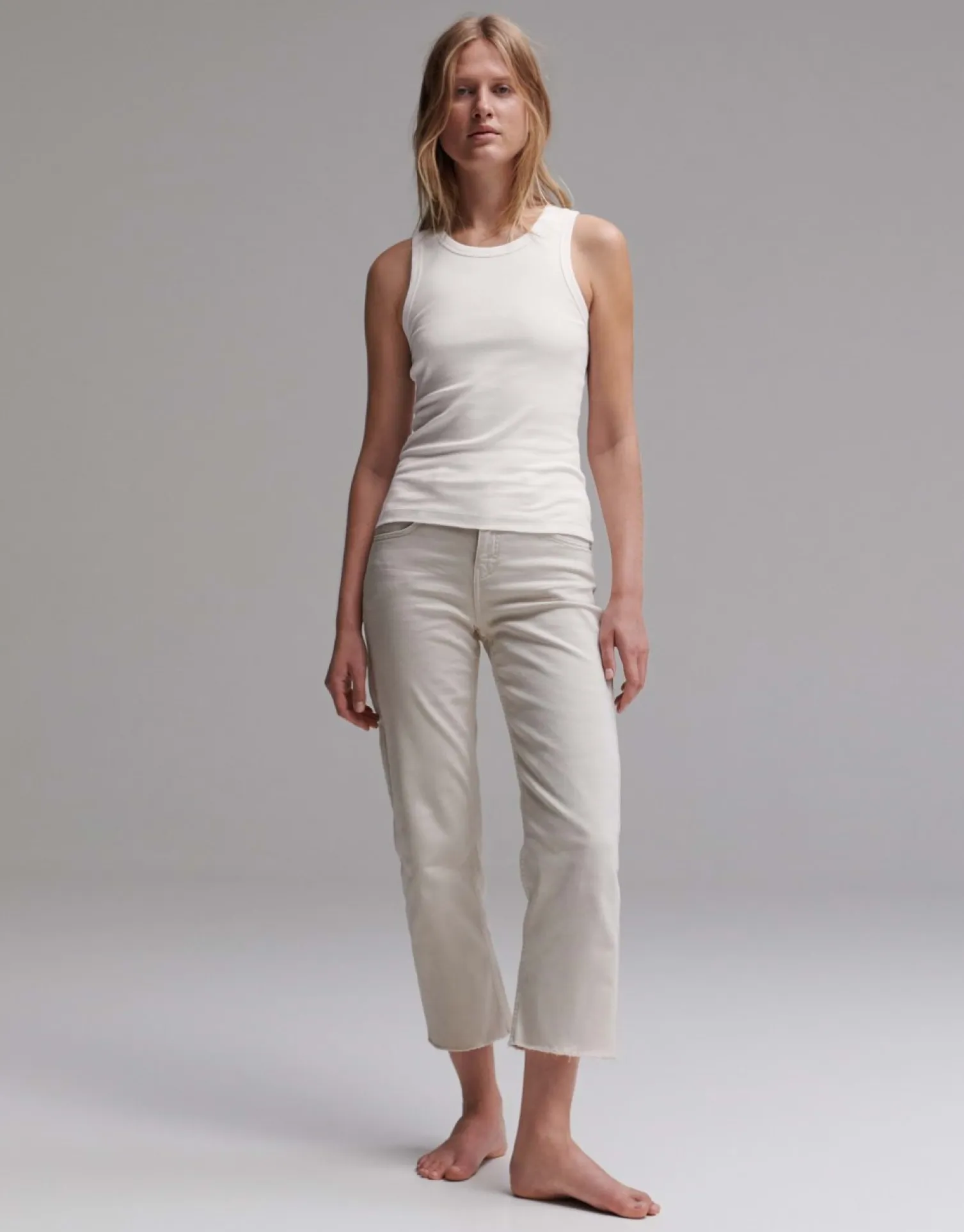 someday Fashion Shirts>Tanktop Ilesso White