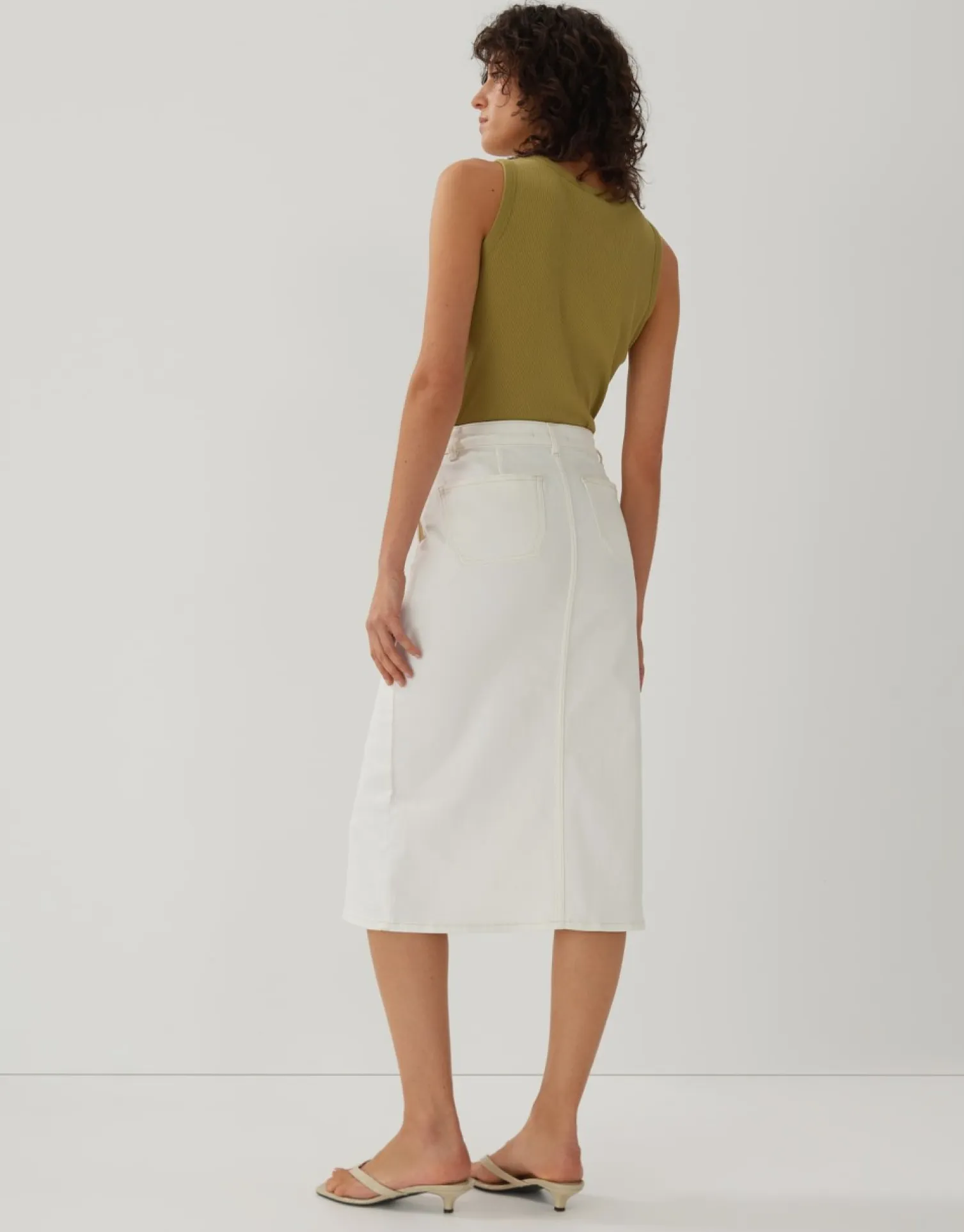 someday Fashion Shirts>Tanktop Kleanne Green Moss