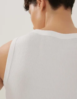 someday Fashion Shirts>Tanktop Kleanne White