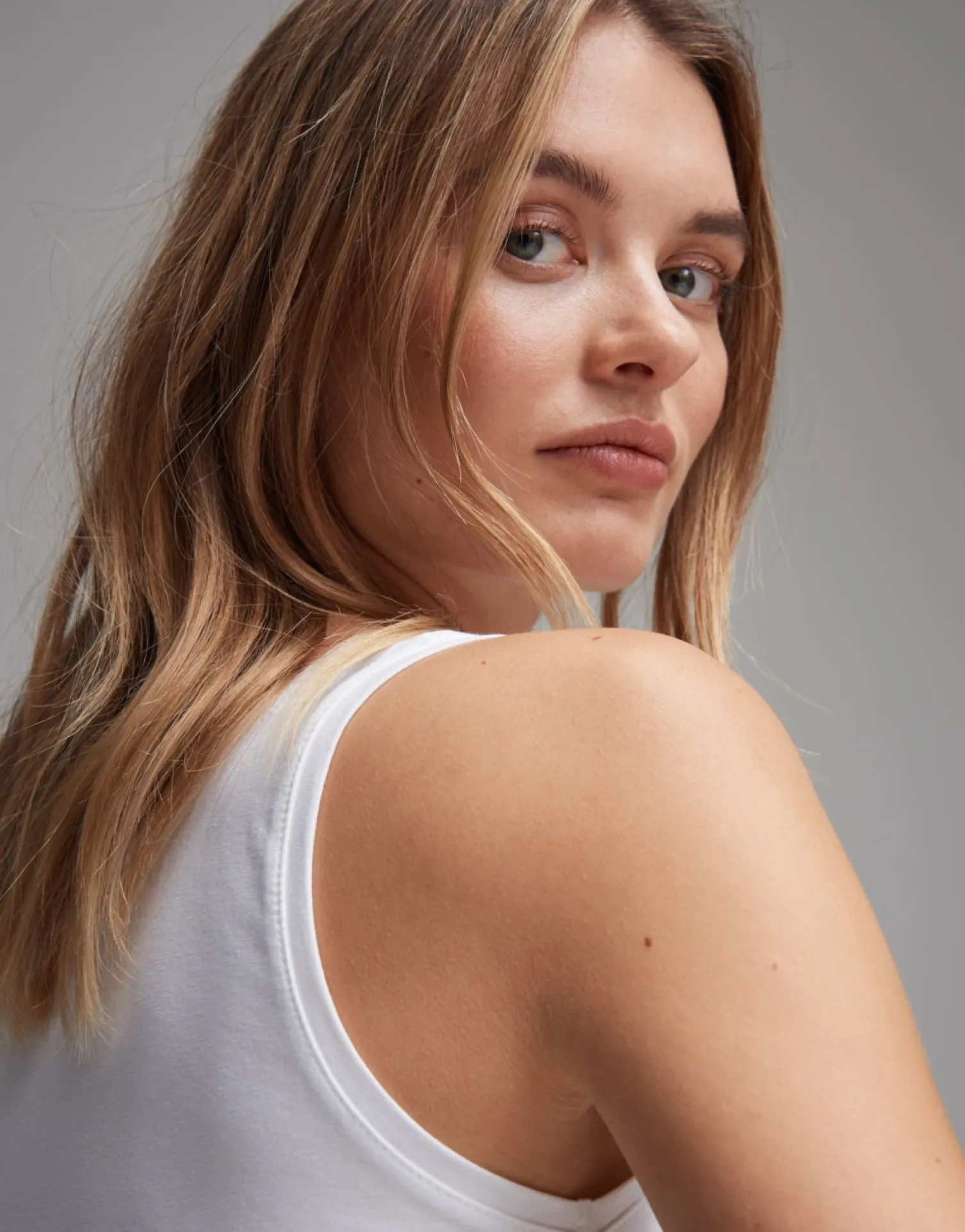 someday Fashion Shirts>Topje Imilia White