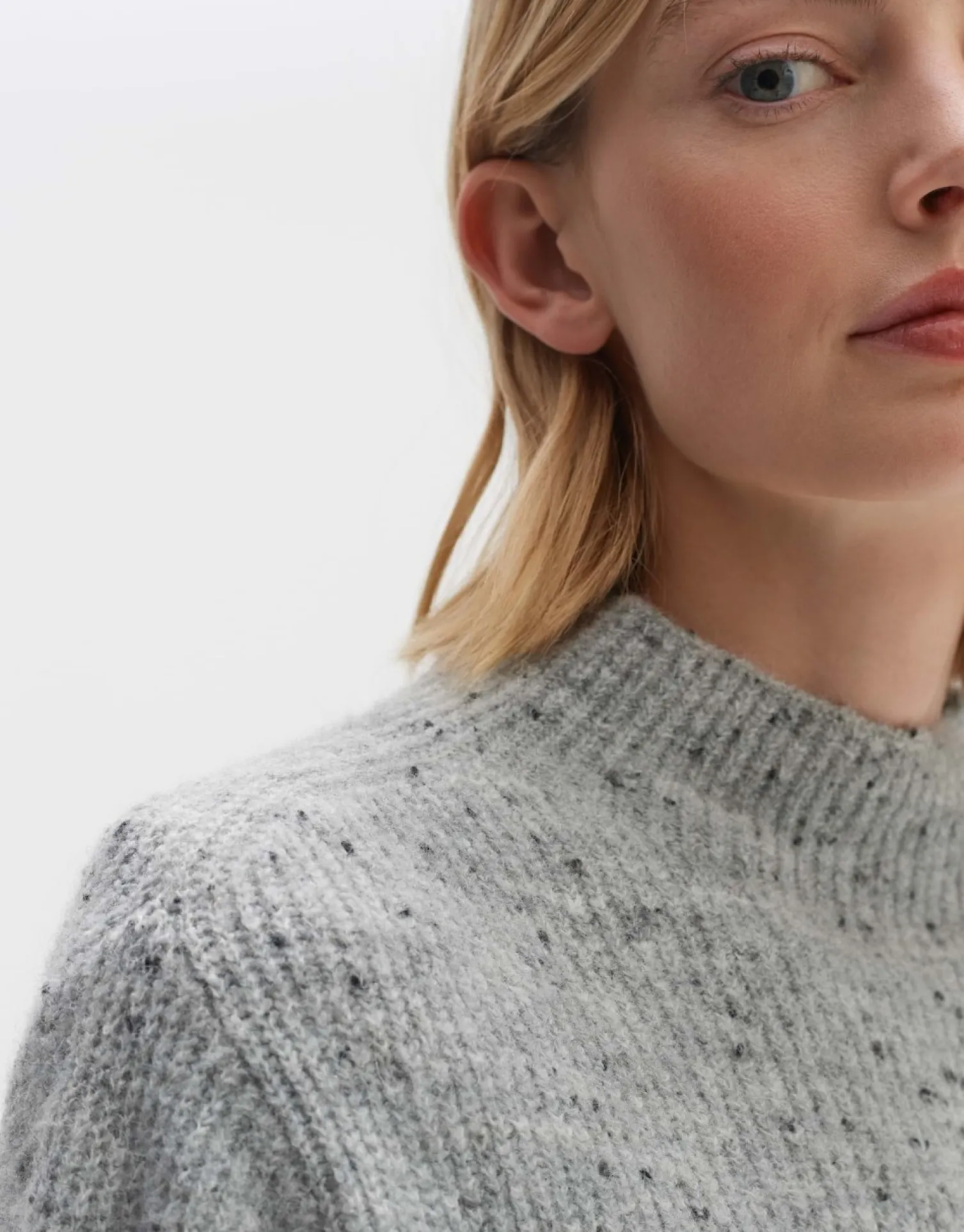 someday Fashion Gebreide Items>Trui Pesolo Hazy Fog Melange