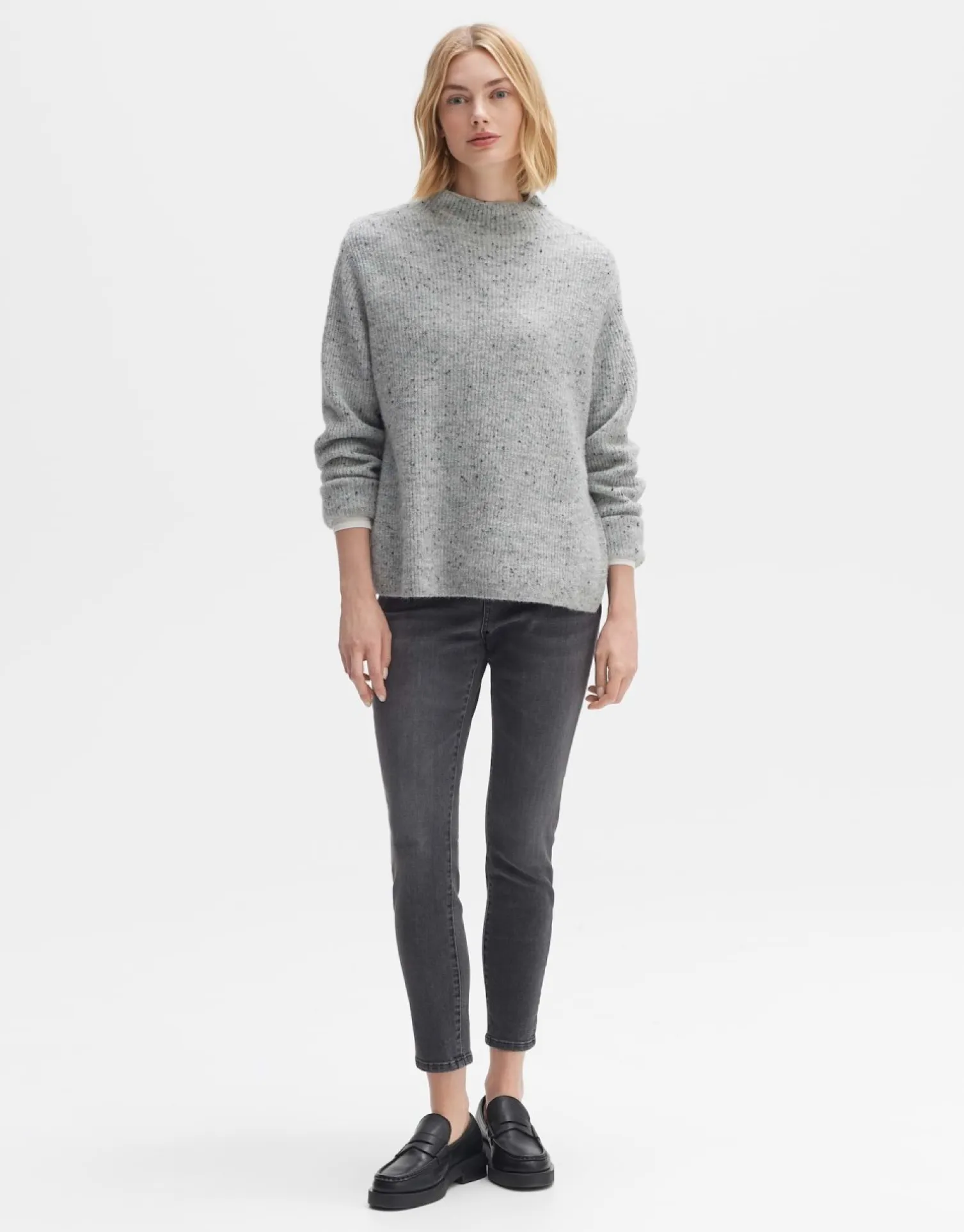 someday Fashion Gebreide Items>Trui Pesolo Hazy Fog Melange