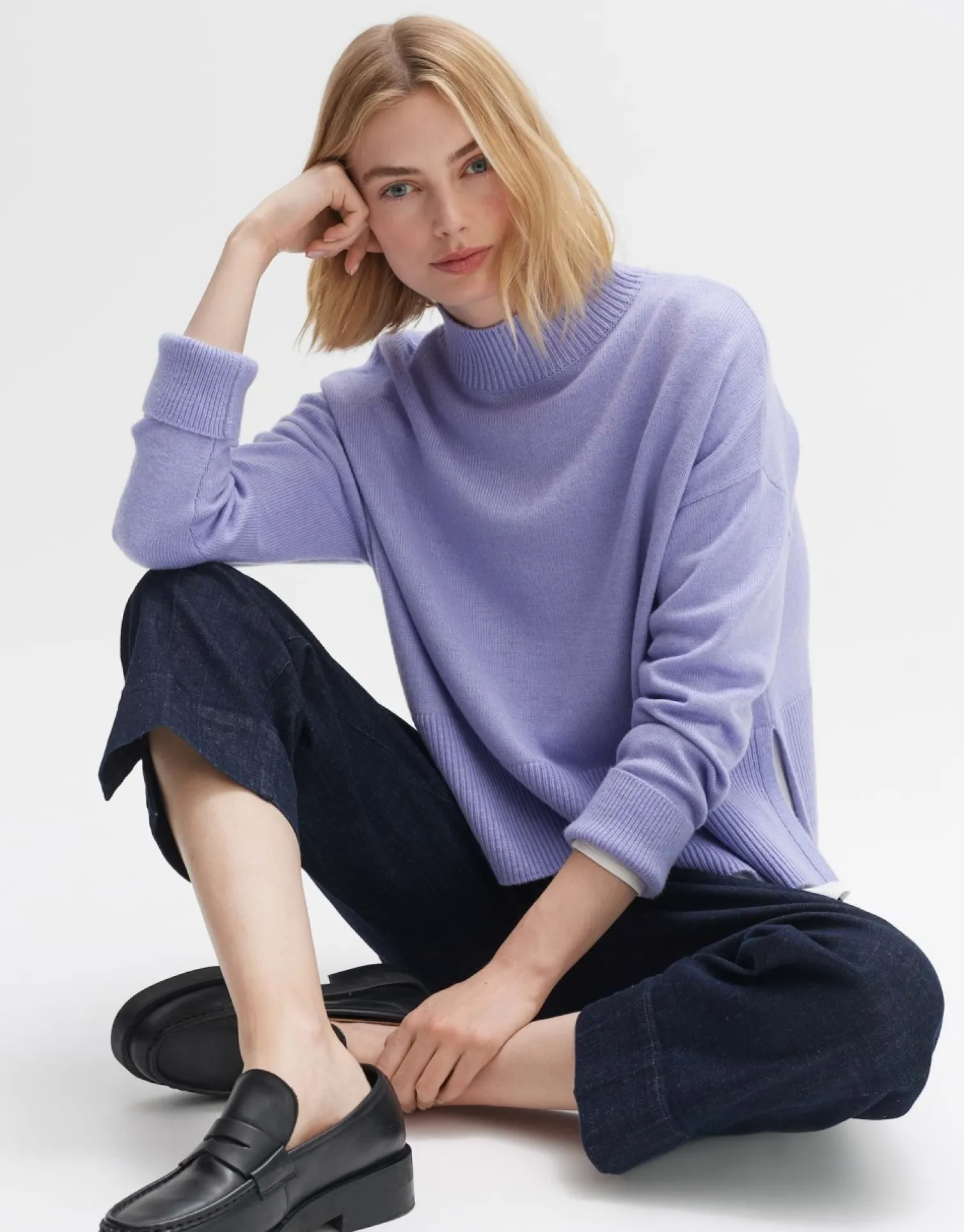 someday Fashion Gebreide Items>Trui Pimobi Soft Viola