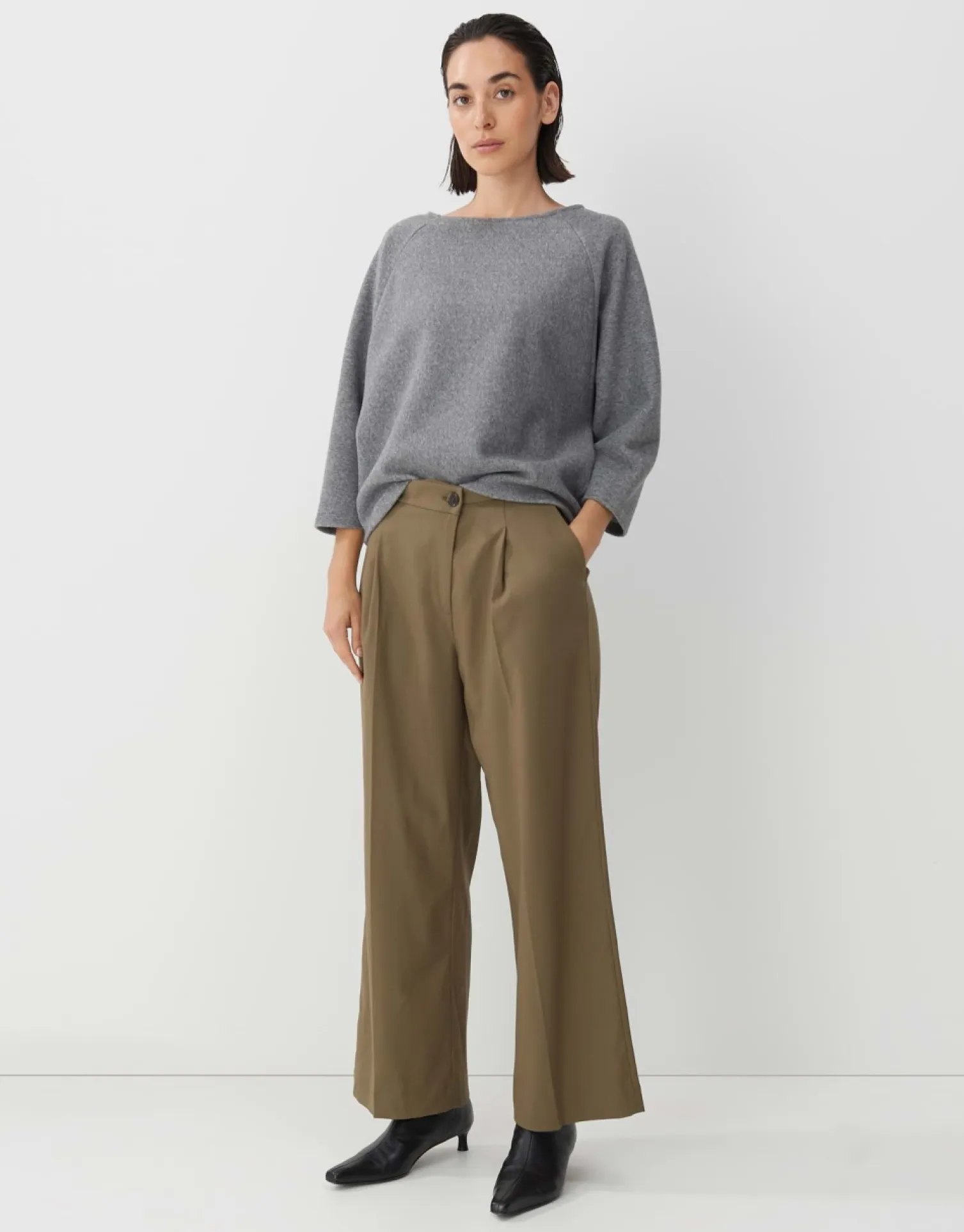 someday Fashion Sweat>Trui Uselma Good Grey