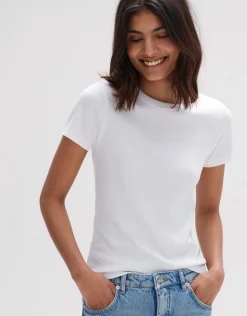 someday Fashion Shirts>T-Shirt Samuna White