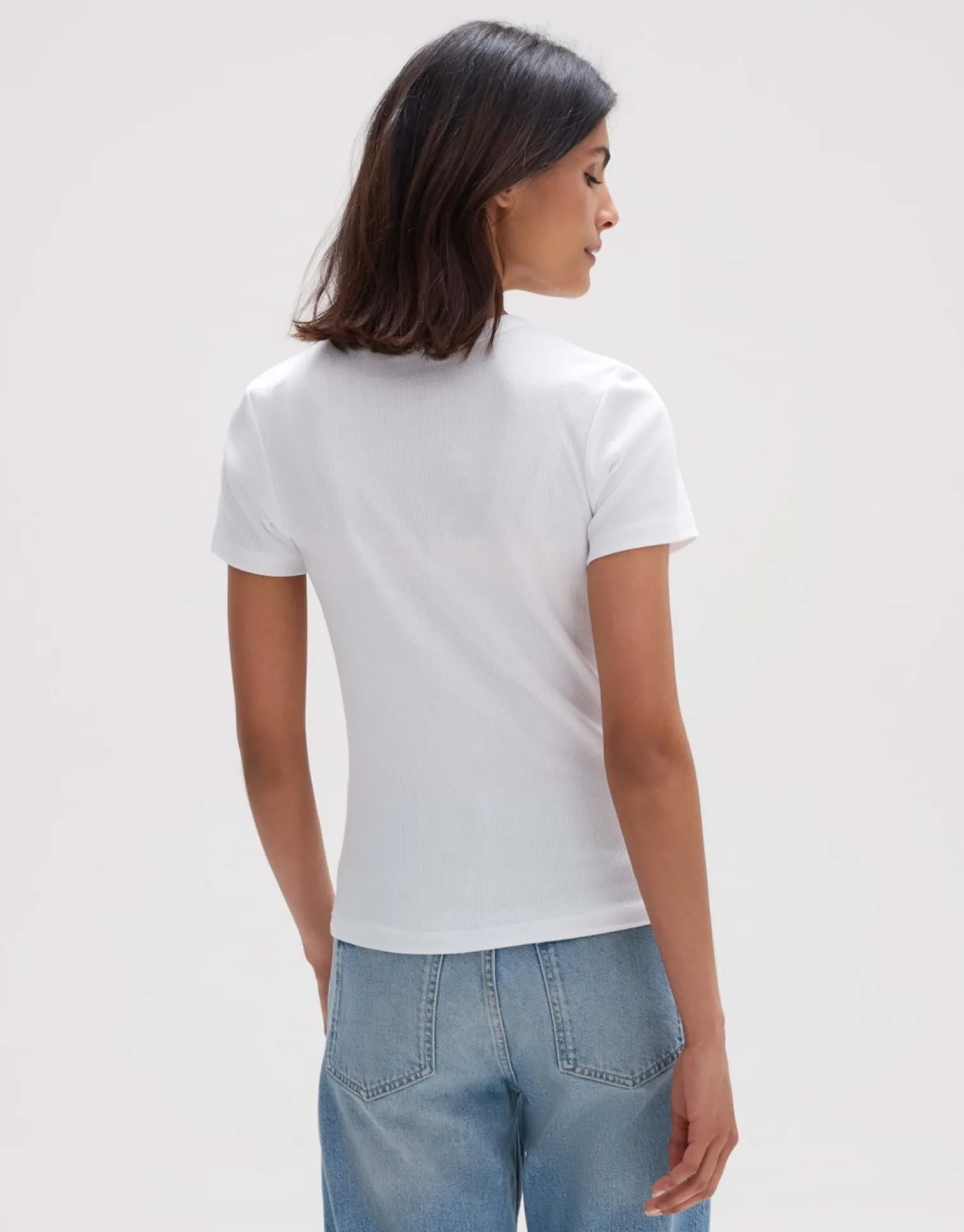 someday Fashion Shirts>T-Shirt Samuna White