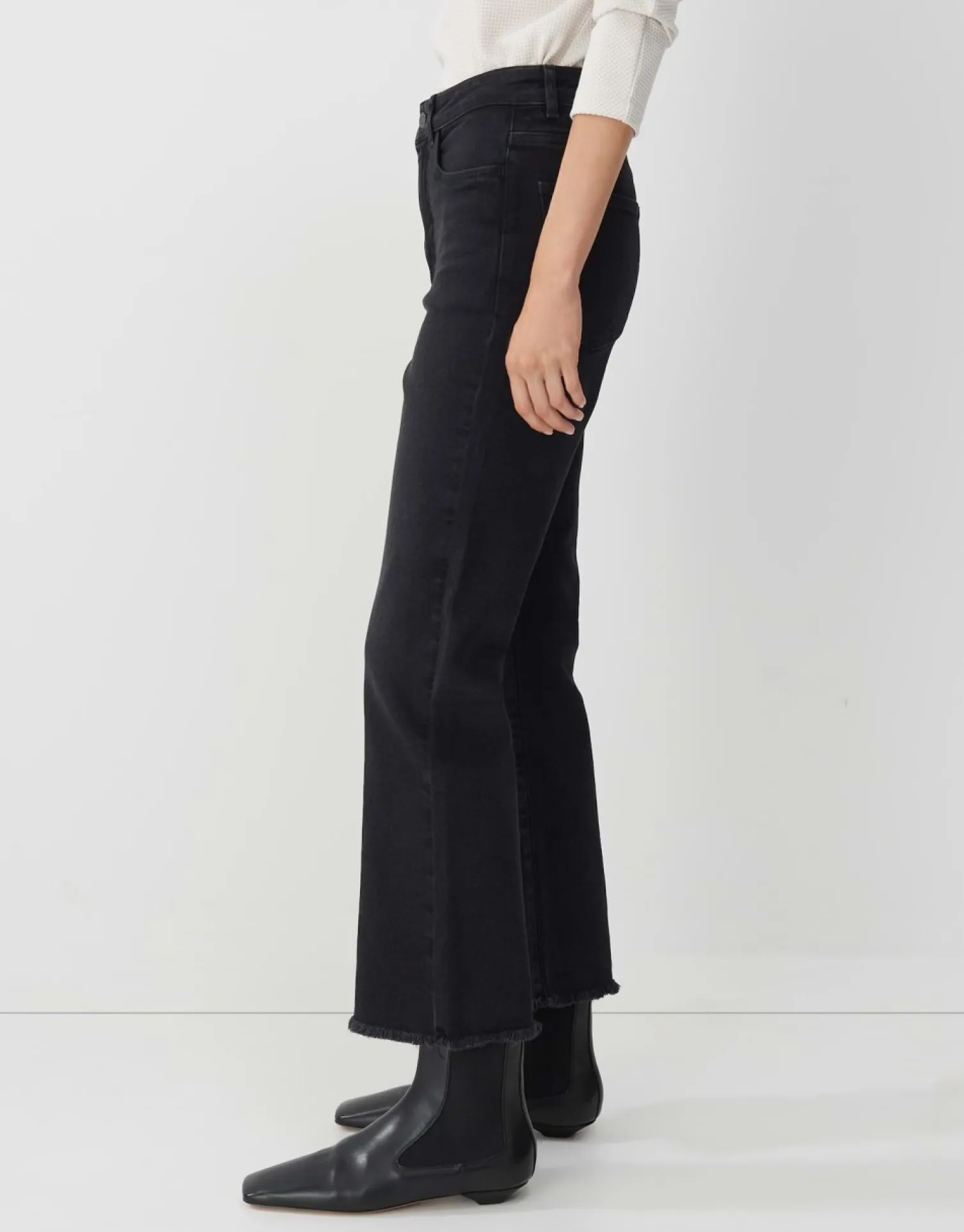 someday Fashion Gebreide Items>Uitlopende Jeans Ciflare Charcoal Dark Charcoal