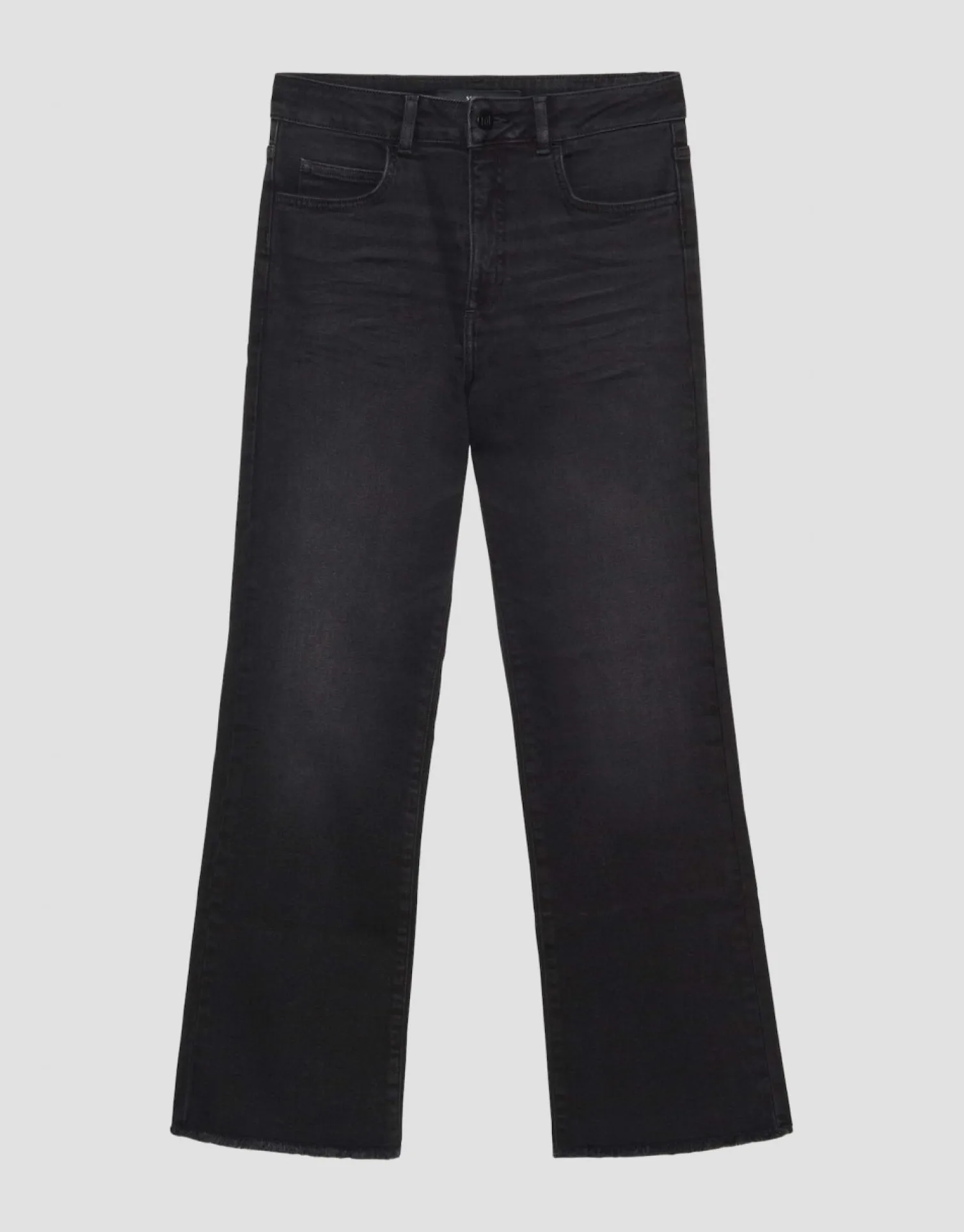 someday Fashion Gebreide Items>Uitlopende Jeans Ciflare Charcoal Dark Charcoal