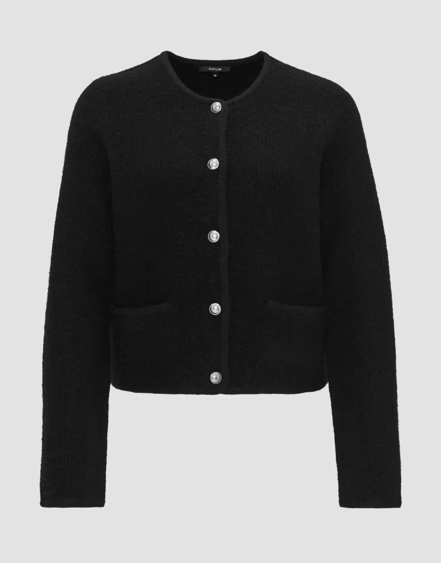 someday Fashion Gebreide Items>Vest Dalora Black