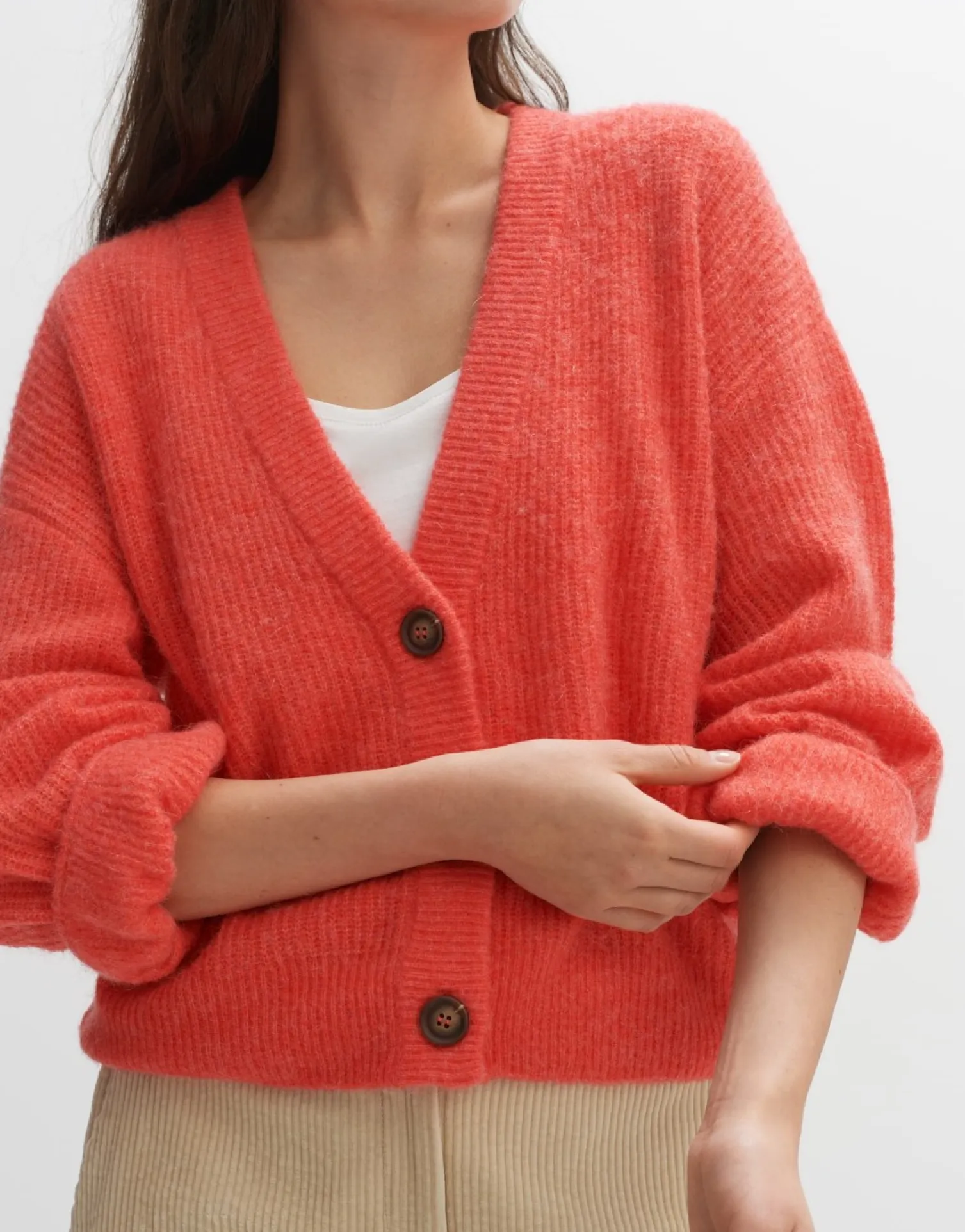 someday Fashion Gebreide Items>Vest Dimunu Radiant Red