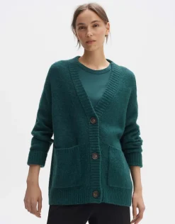 someday Fashion Gebreide Items>Vest Domaro Deep Teal
