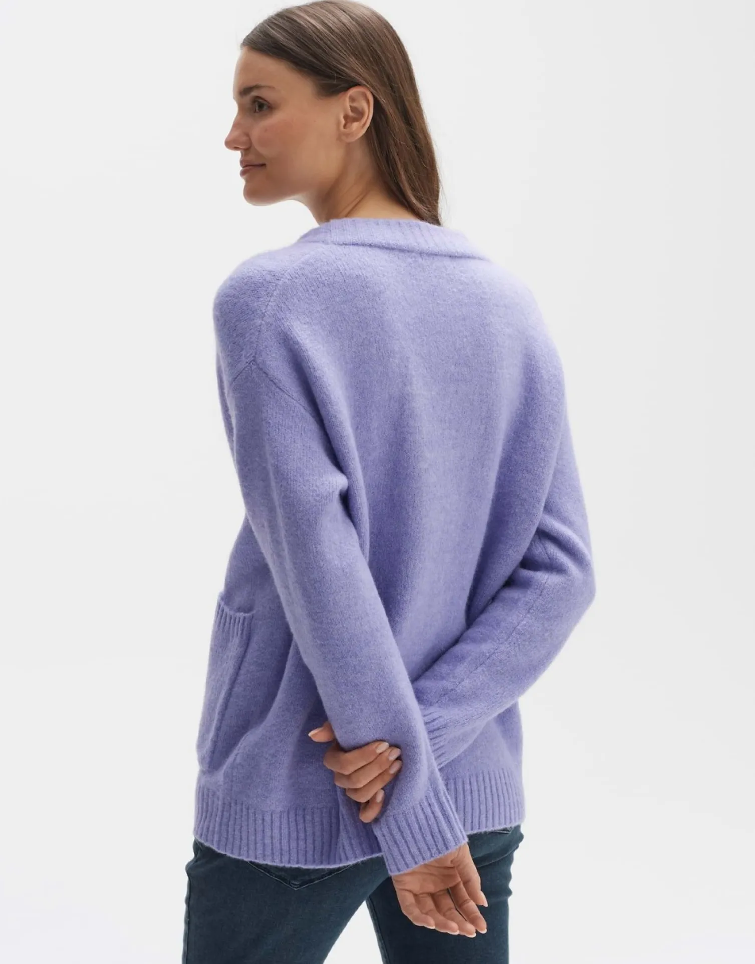 someday Fashion Gebreide Items>Vest Domaro Soft Viola