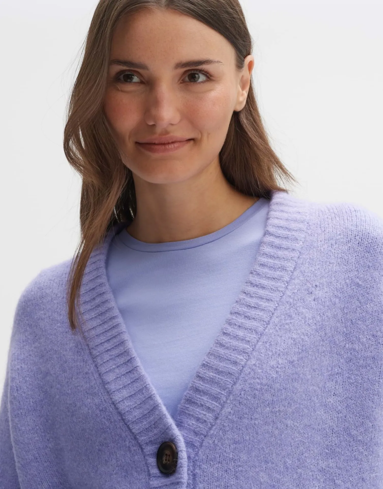 someday Fashion Gebreide Items>Vest Domaro Soft Viola